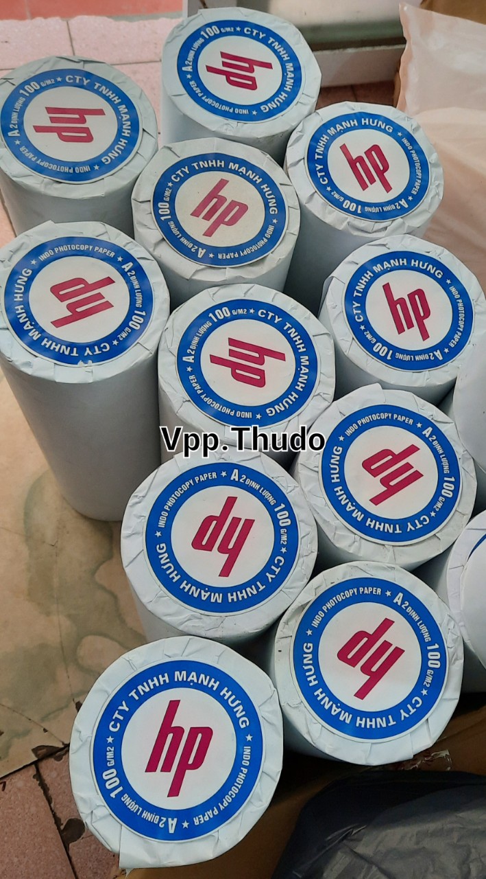 Giấy cuộn A2 khổ 42 lõi nhỏ ĐL 100gsm 2